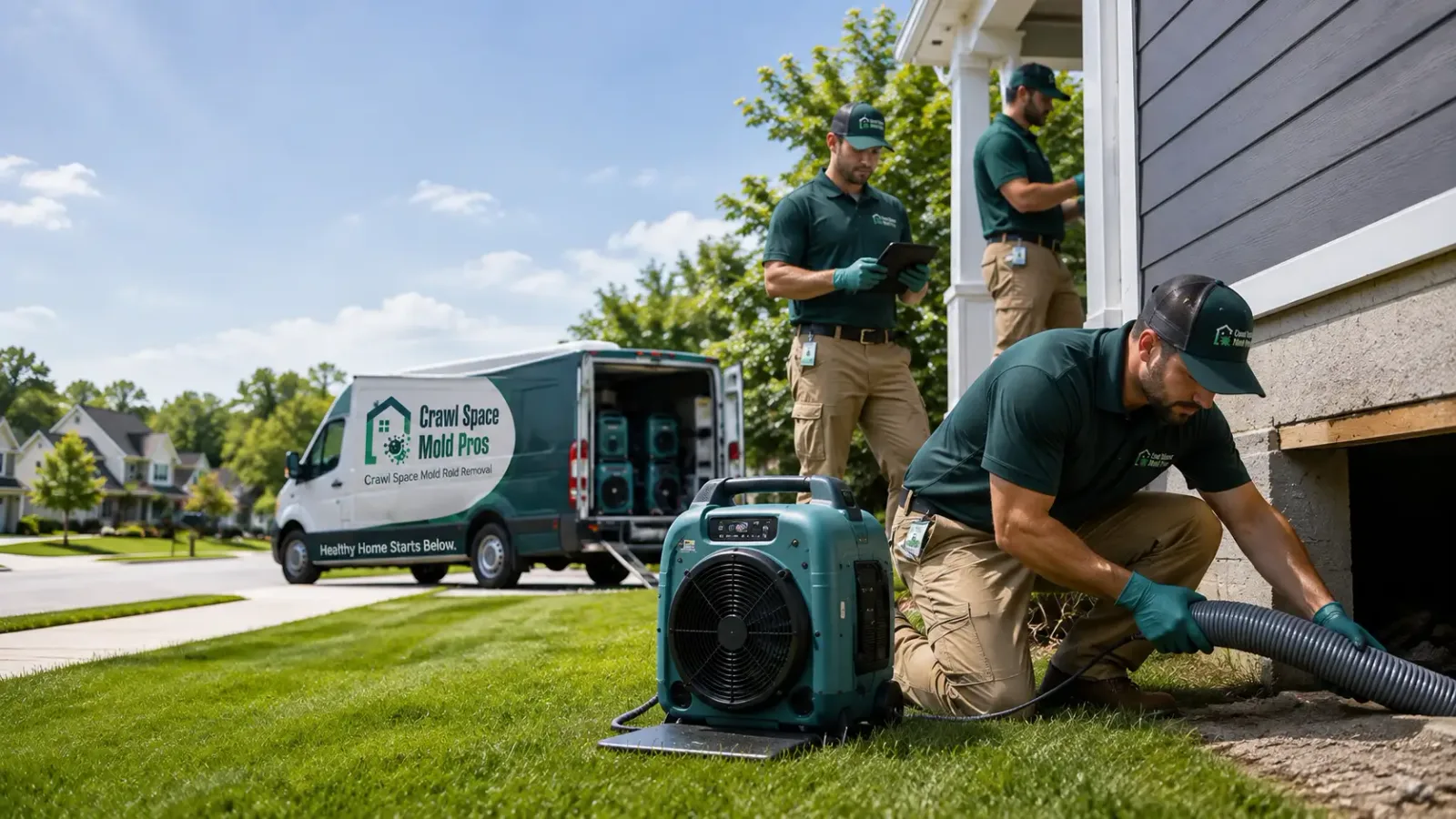 Crawl Space Mold Removal in Springville, IA